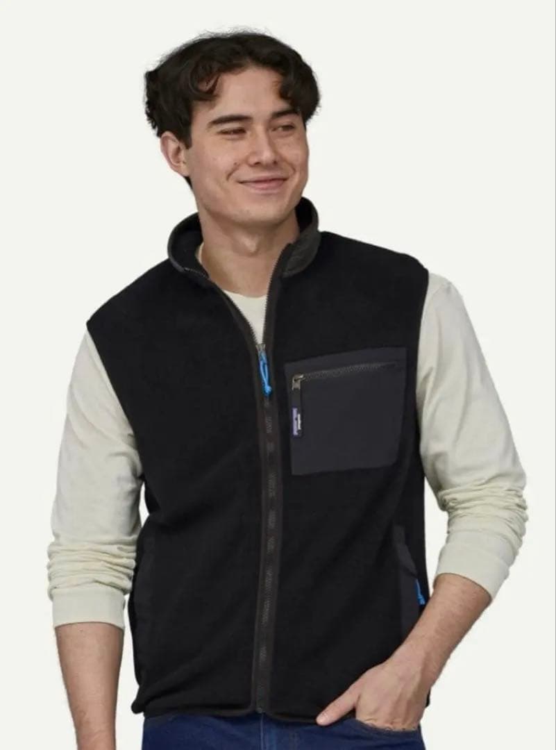 新品未開封 FA24 パタゴニア MENS SYNCHILLA VEST 黒 M