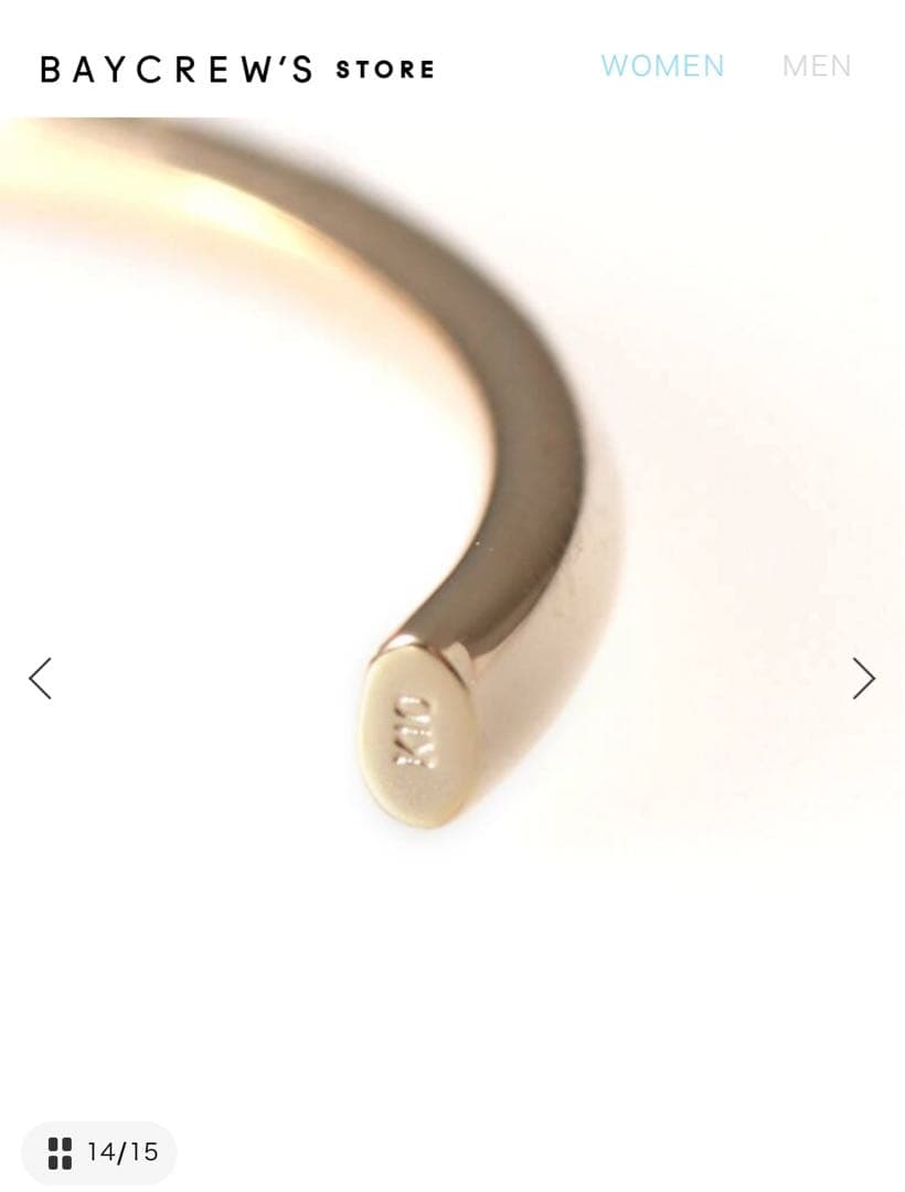 Lilas 2.5 パイプCガタ バングルK10