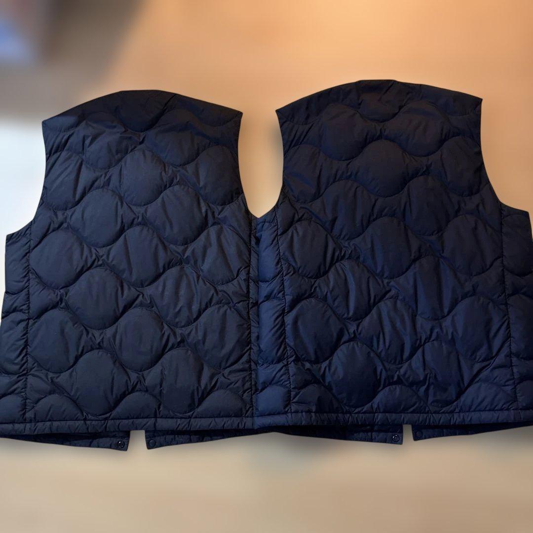 UNIQLO ウェーブキルト ベスト2枚 ブラック ネイビー