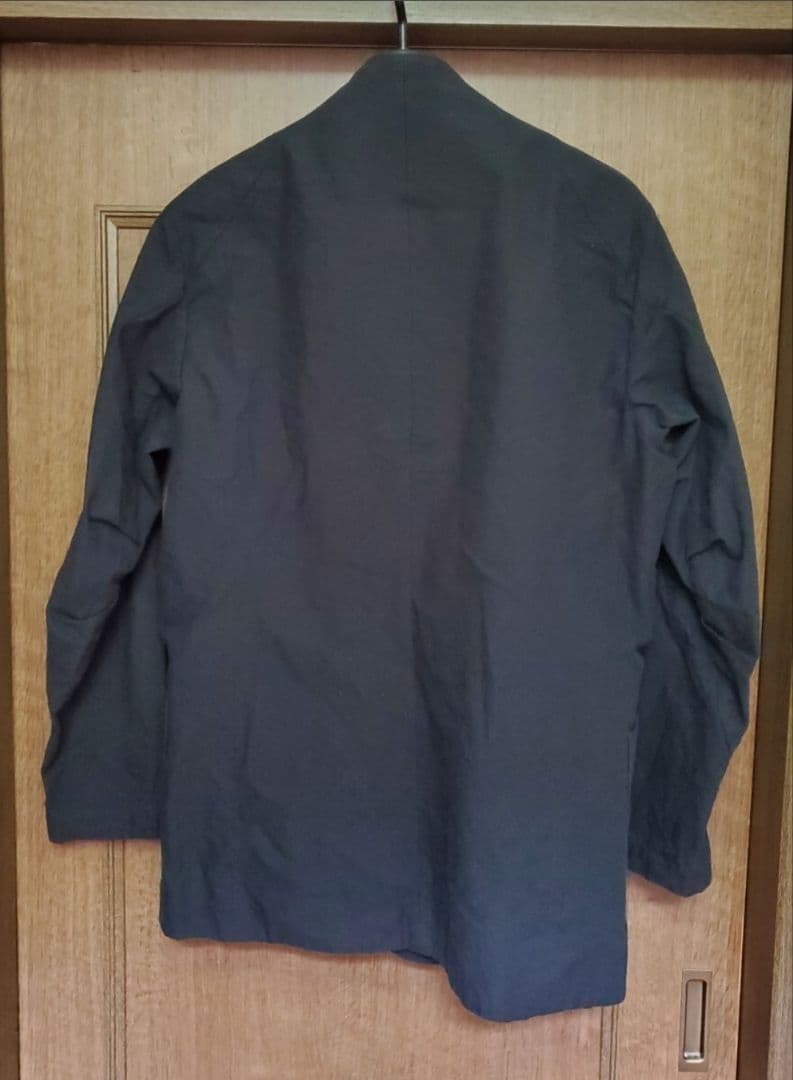 ジャケット・アウター DEVOA Jacket cotton nylon /BLACK