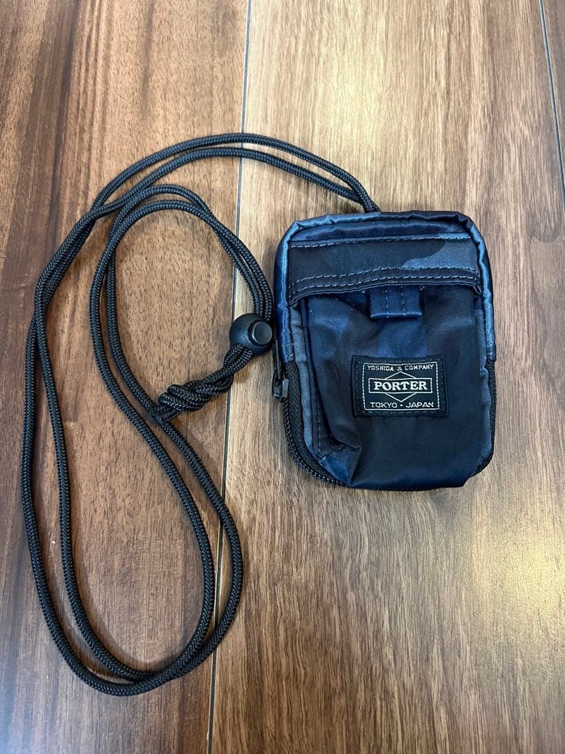 POTERポーター首かけキーリングキーケースポーチカモフラ柄