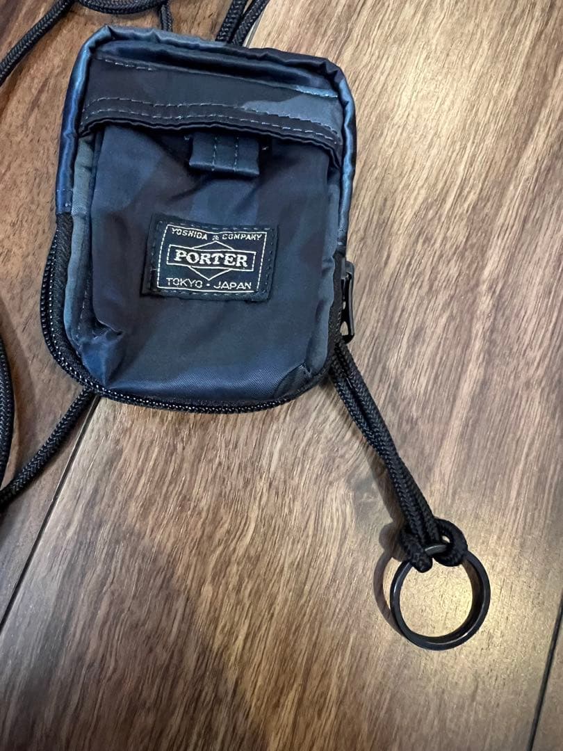 POTERポーター首かけキーリングキーケースポーチカモフラ柄