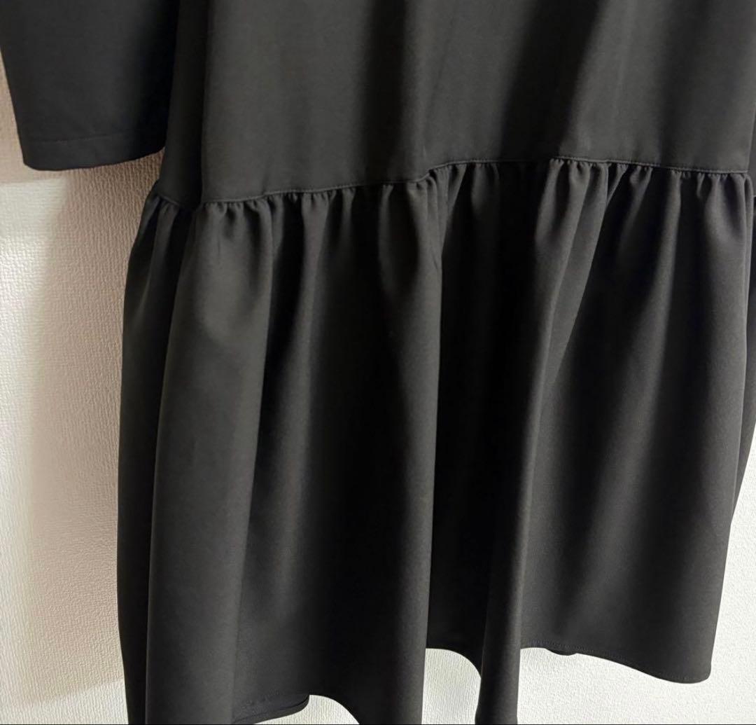 TREFLE +1 トレフルプラスワン　 レディワンピース　フリル　パフスリーブ