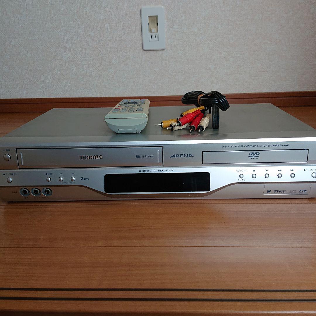 TOSHIBA SD-V600 ビデオ DVD 一体型 プレーヤー 取説付き
