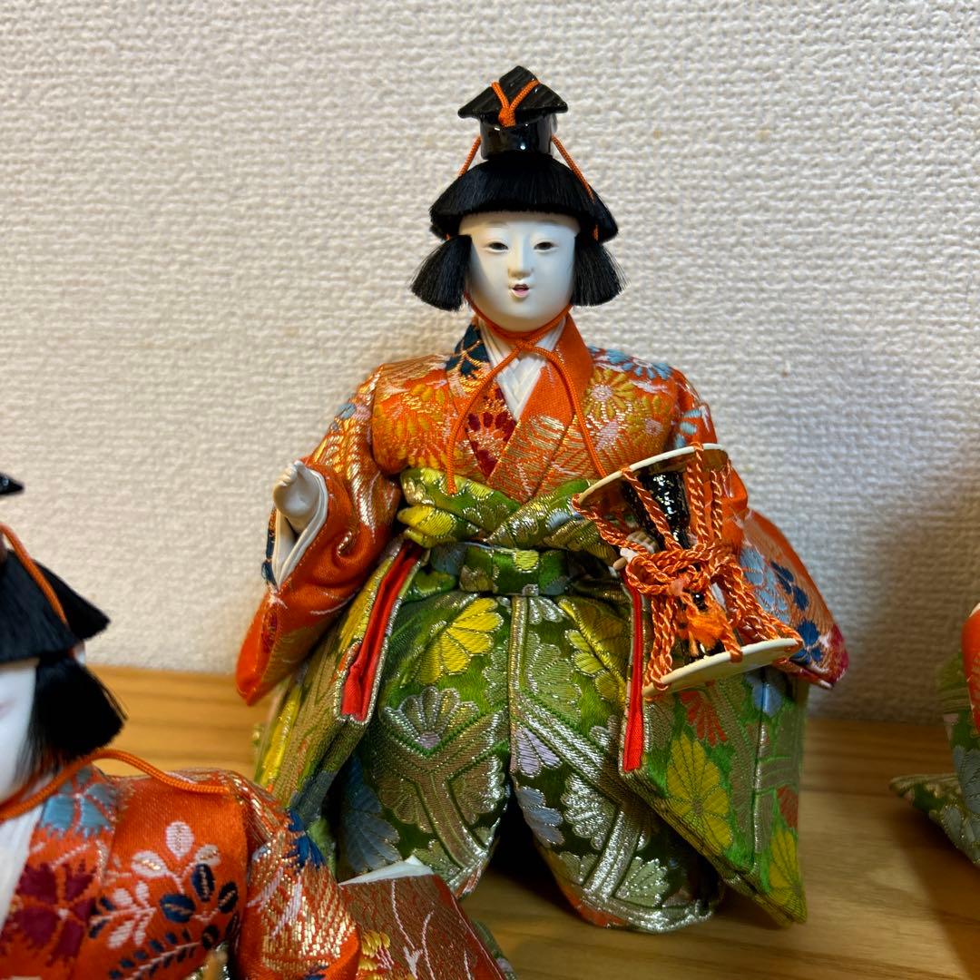 雛人形 五人囃子　桐箱付き　京人形　松屋