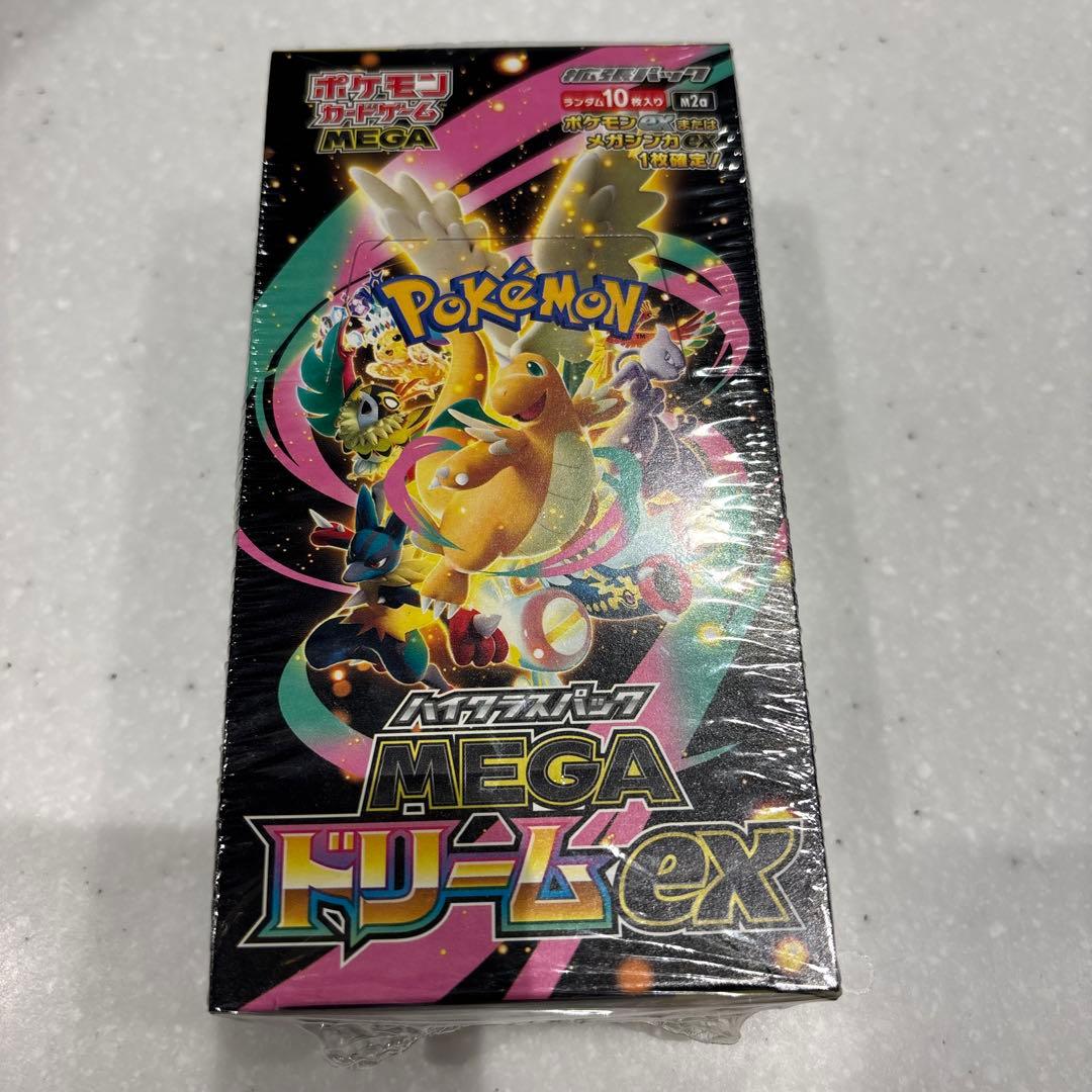 ポケモンカードゲーム　MEGAドリームex シュリンク付 未開封 1BOX