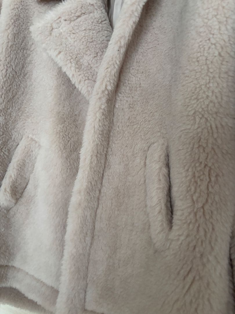 lilirena テディ ポンチョ ケープ コート