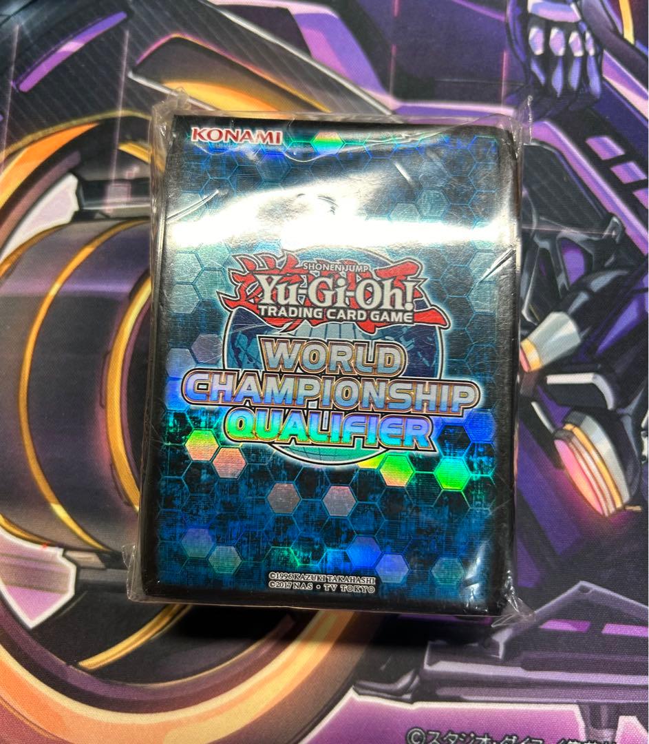 遊戯王　WCQ 2019 スリーブ 青 100枚　未開封新品