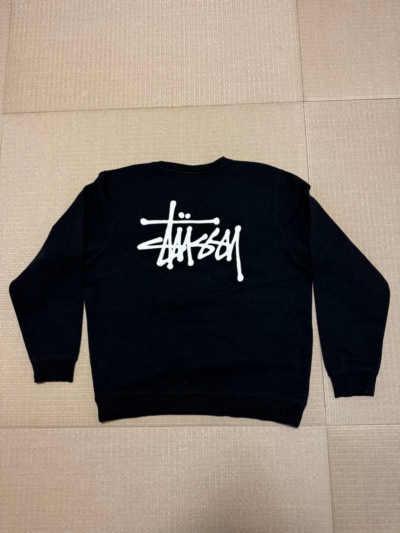 STUSSY ステューシー　トレーナー　スウェット　黒　Mサイズ