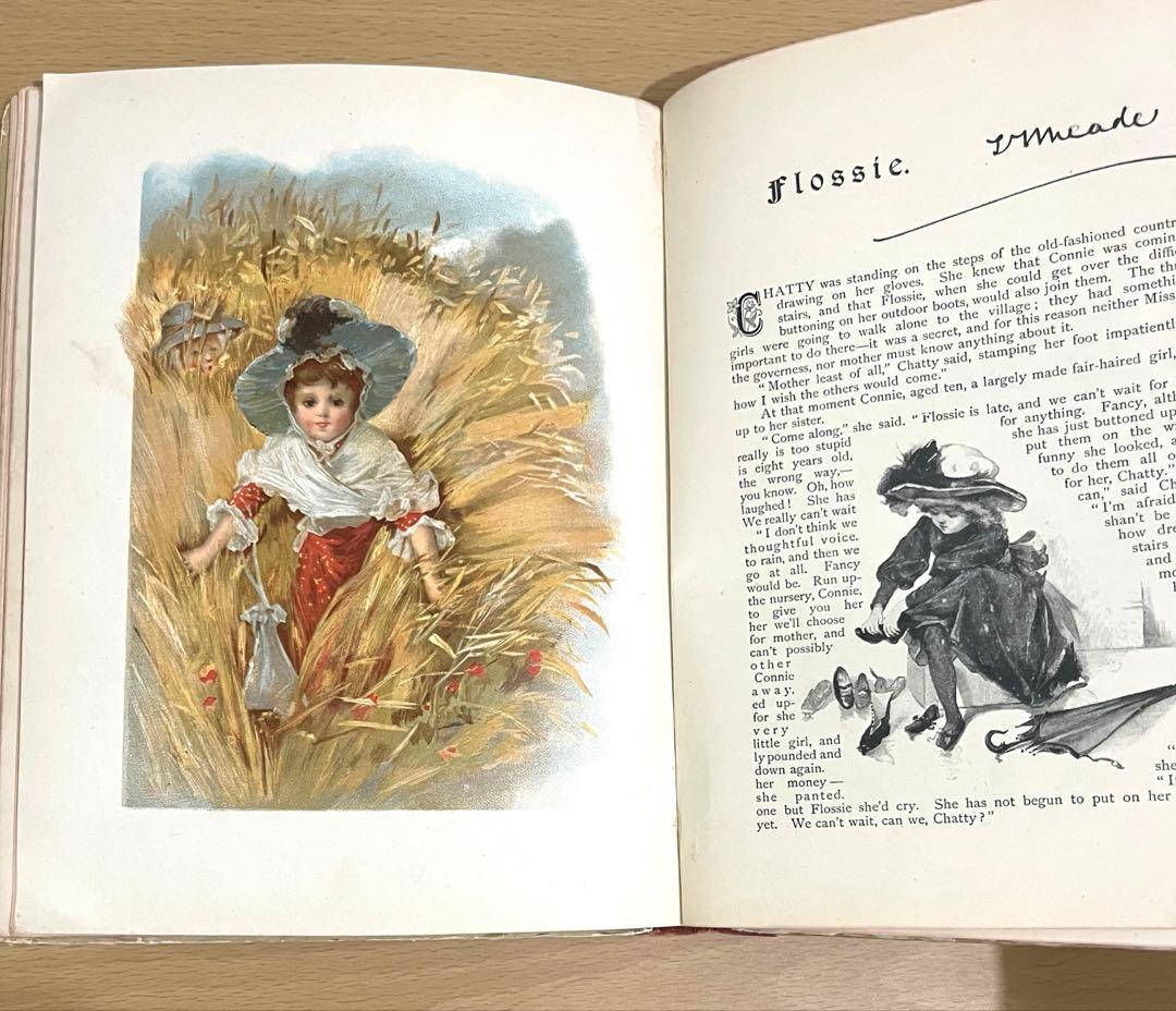 No.325 アンティーク 古書 洋書 絵本 ビクトリアン 児童書