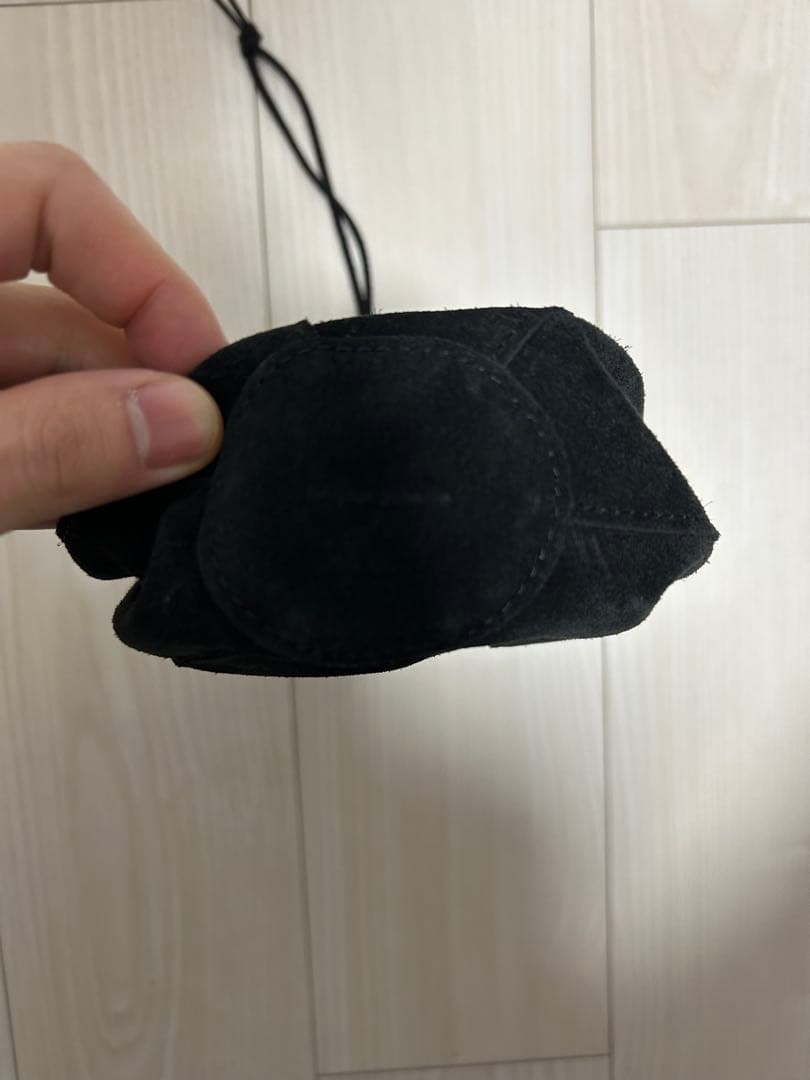 Hender Scheme kinchaku black 新古品　備品完備　巾着