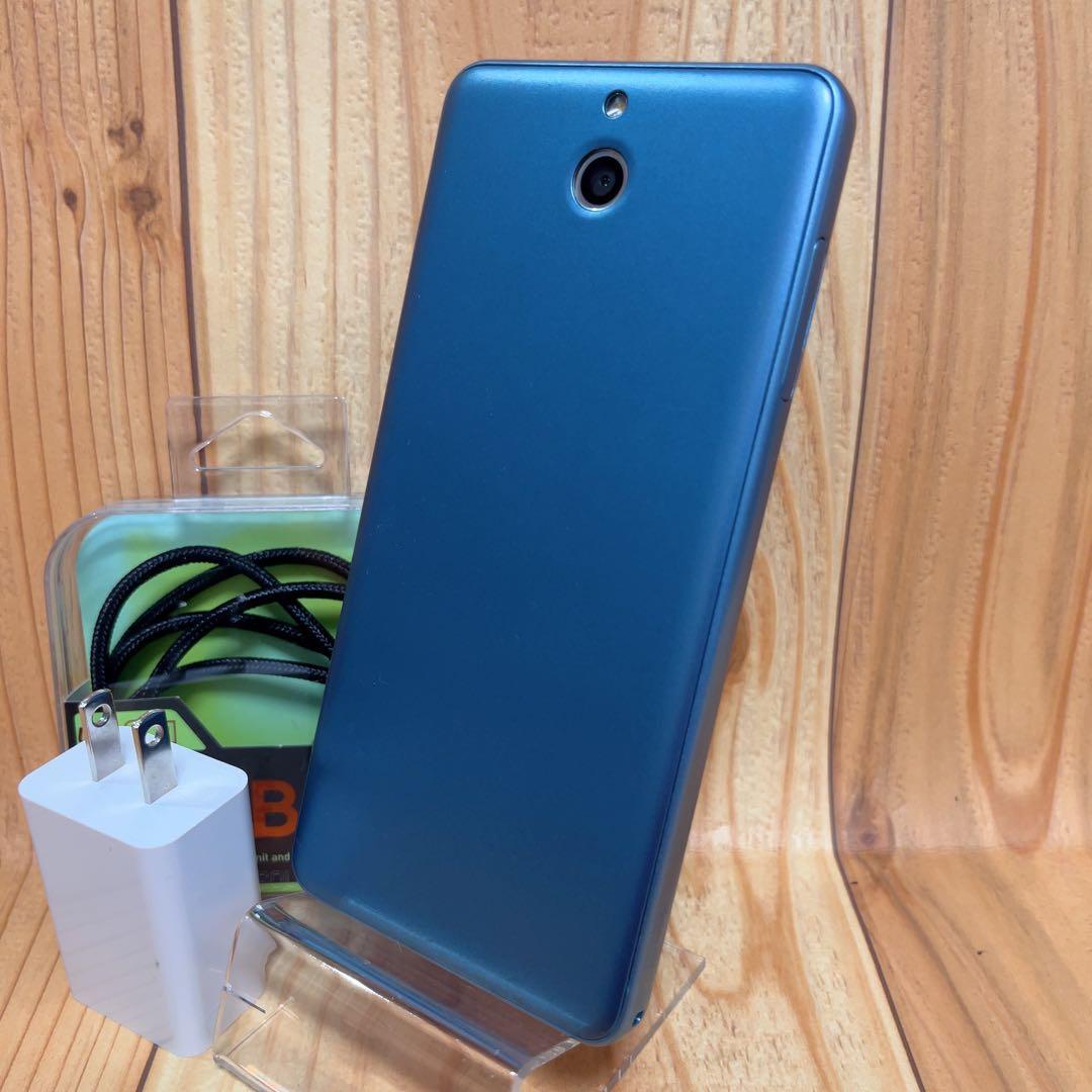 SIMフリー 本体 かんたんスマ 32 GB 178G4 ブルー