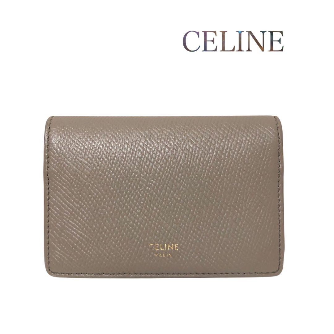 【美品】CELINE セリーヌ　名刺入れ　カードケース　パスケース