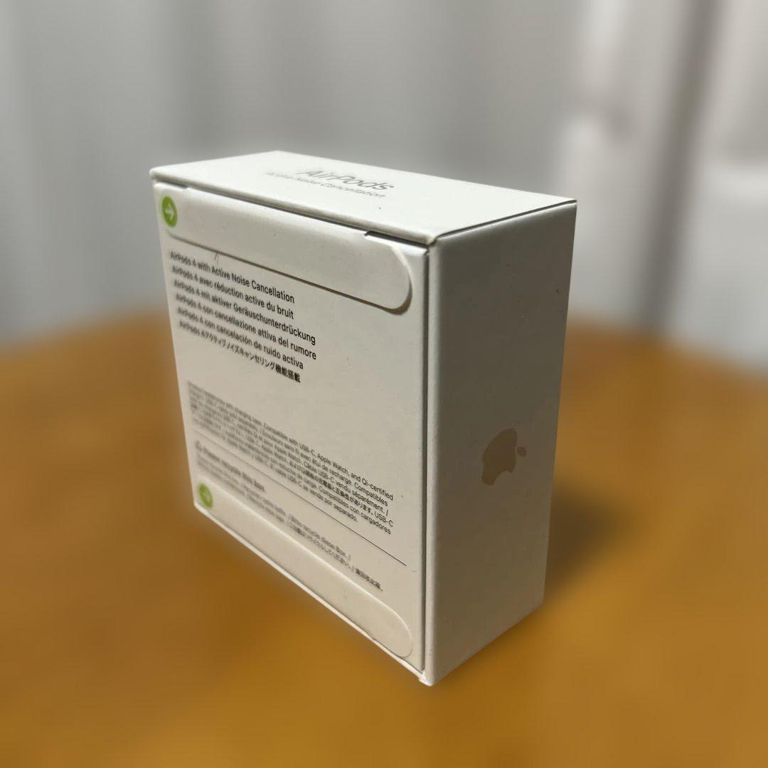 AirPods 4 ノイズキャンセリング 新品　Apple Store購入品