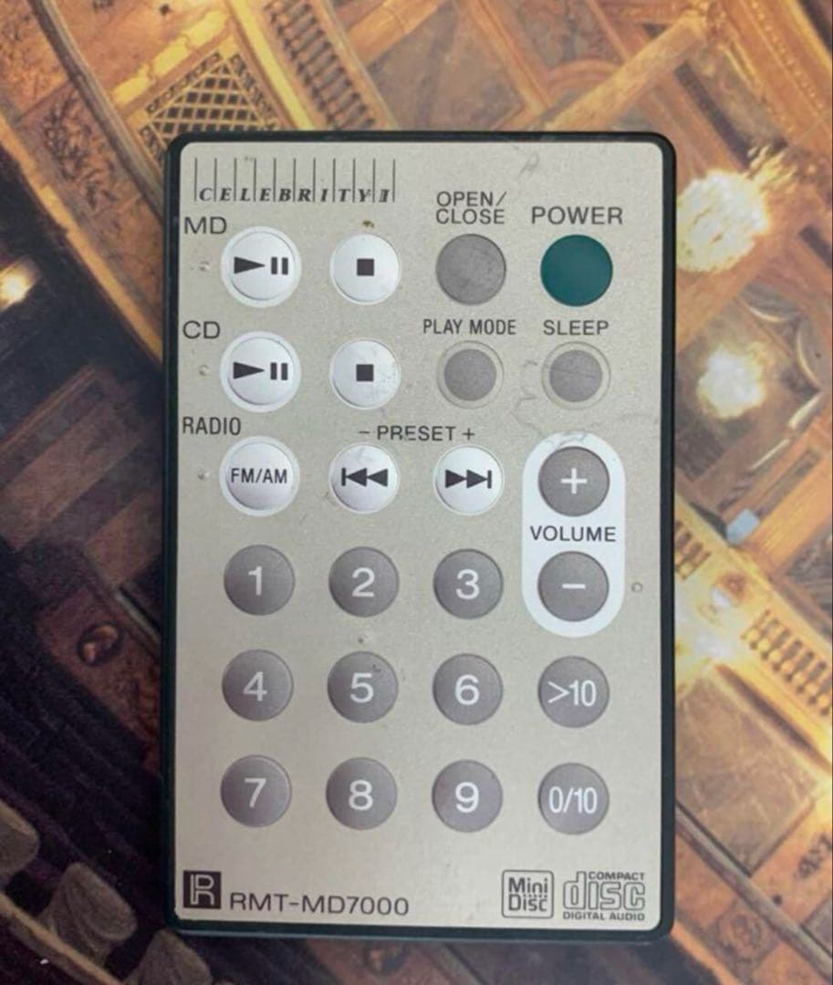 希少美品SONY MD CD ステレオCELEBRITYⅡ MD-7000整備品