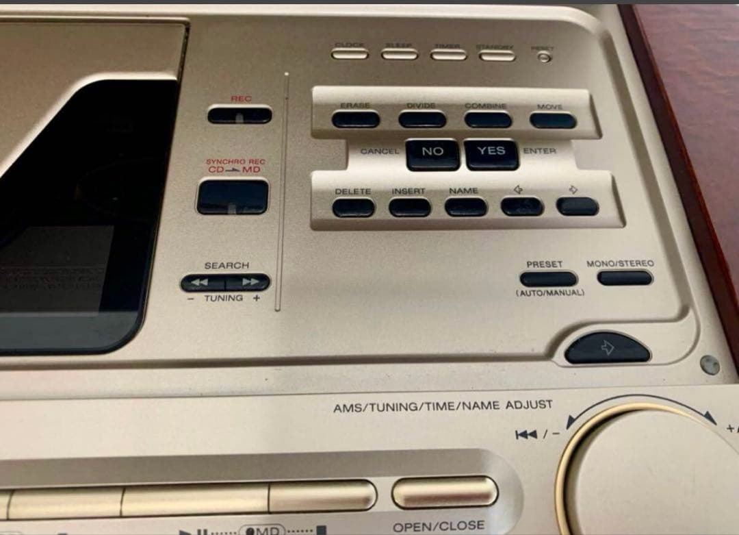 希少美品SONY MD CD ステレオCELEBRITYⅡ MD-7000整備品