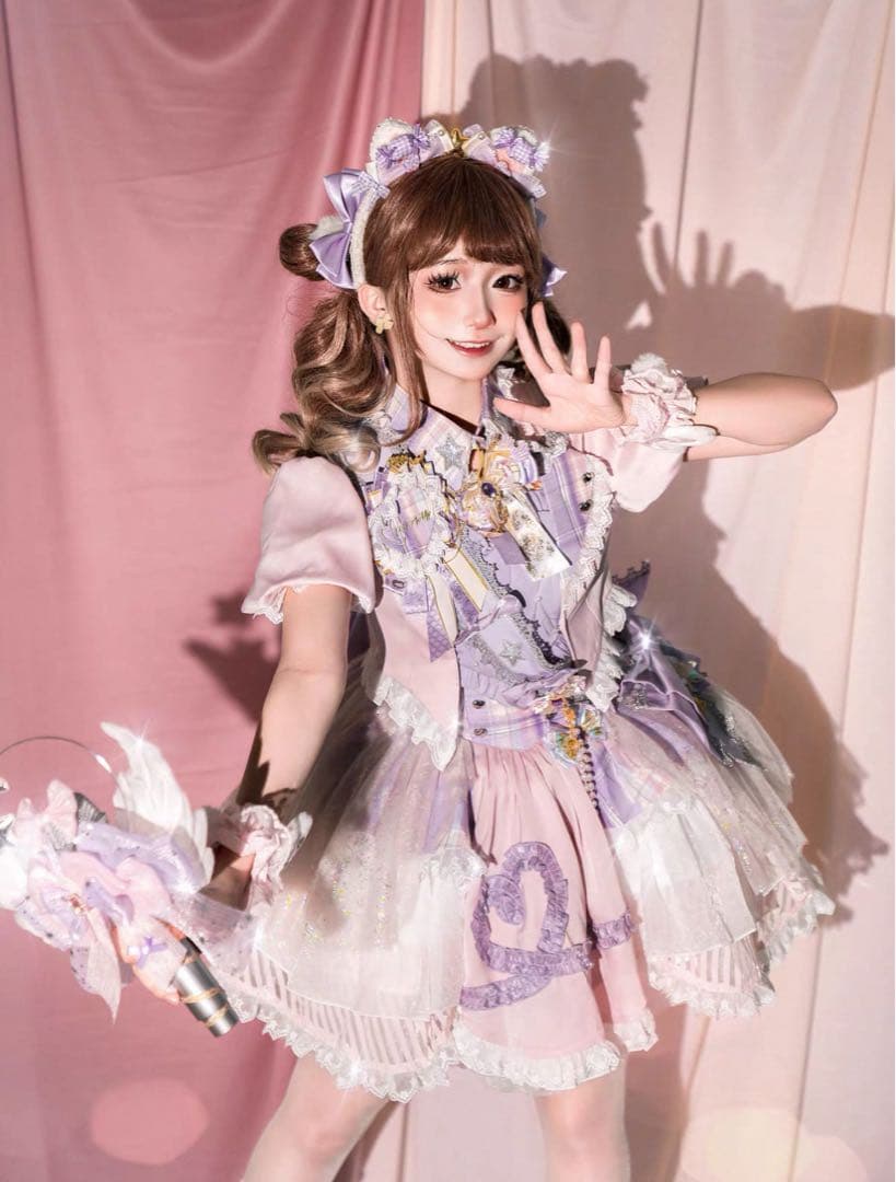 アイドル 衣装 ロリータ ピンク 紫