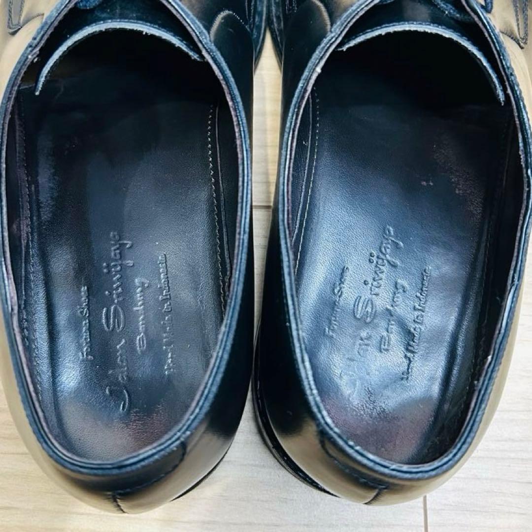 【極美品】ジャランスリウァヤ EDWARD プレーントゥ 黒 7.5 ダイナイト