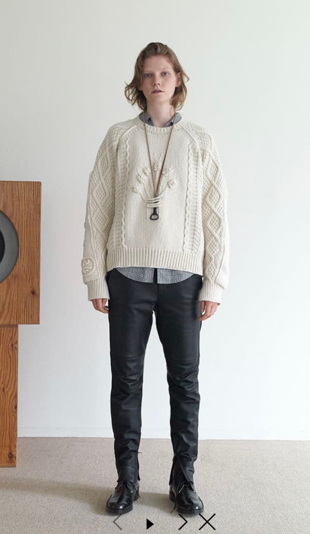 SUNSEA pub sweater2 twoness　midorikawa