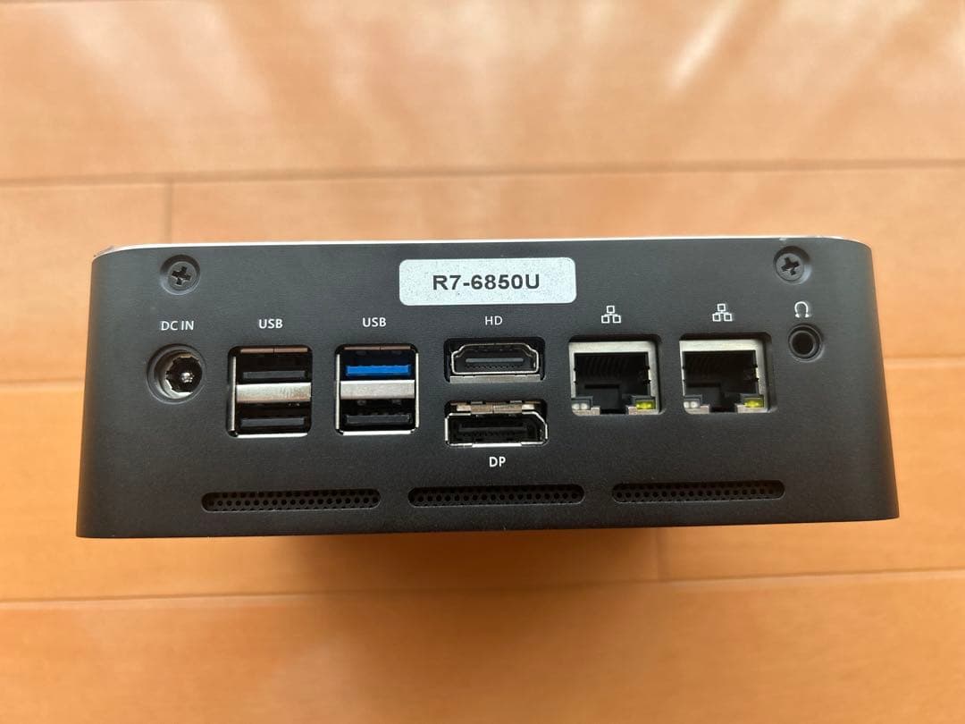 AMD Ryzen 7 PRO 6850U ミニPC
