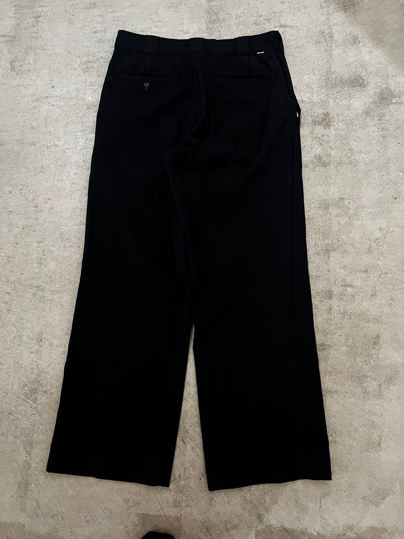 OVY Wool チノスラックス BLACK L ウール