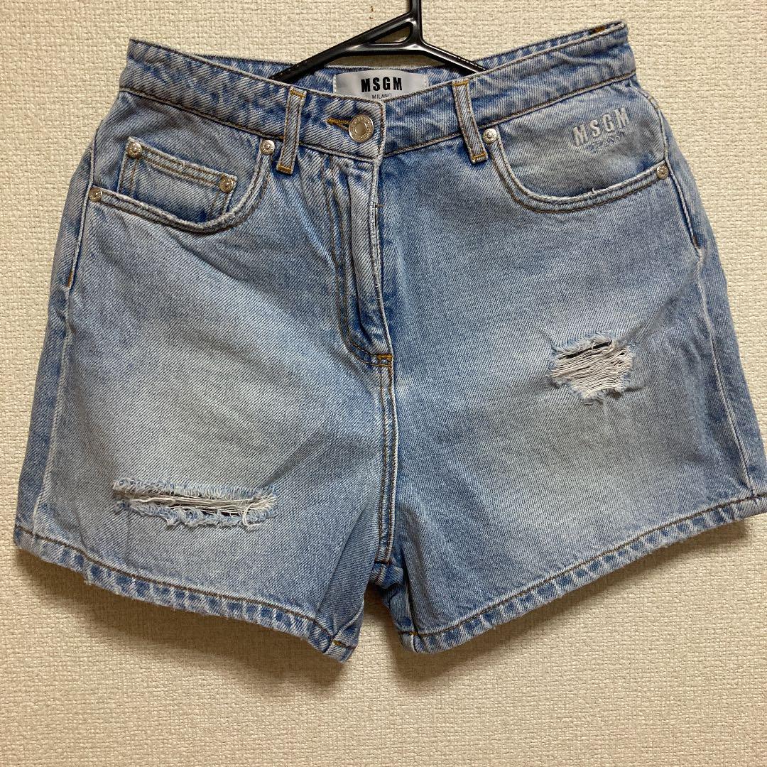 MSGM.ダメージショートパンツ