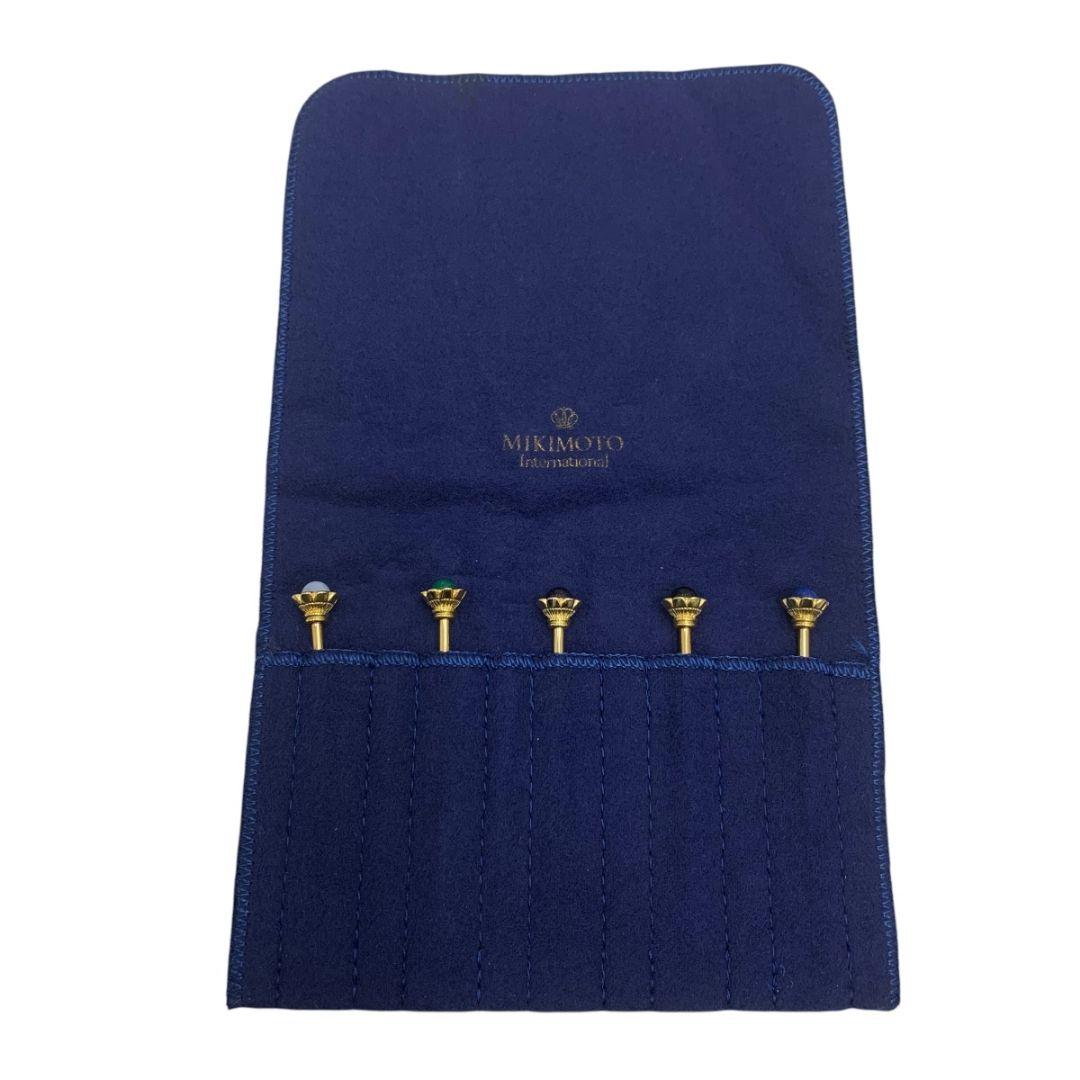 I16330 【最安値】 MIKIMOTO ミキモト　半貴石　フルーツピック