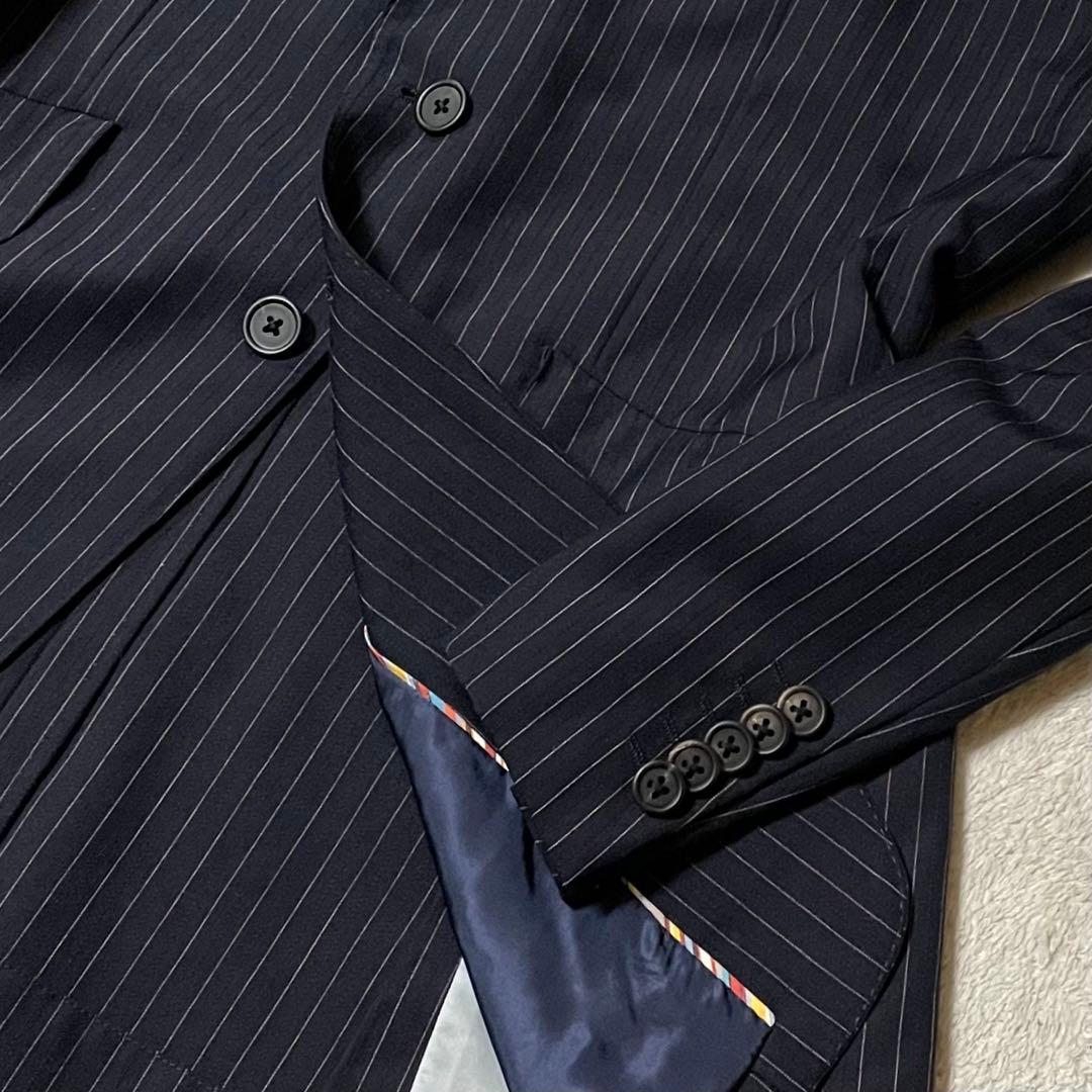 ポールスミス × 伊生地 パイピングデザイン セットアップスーツ M 美品