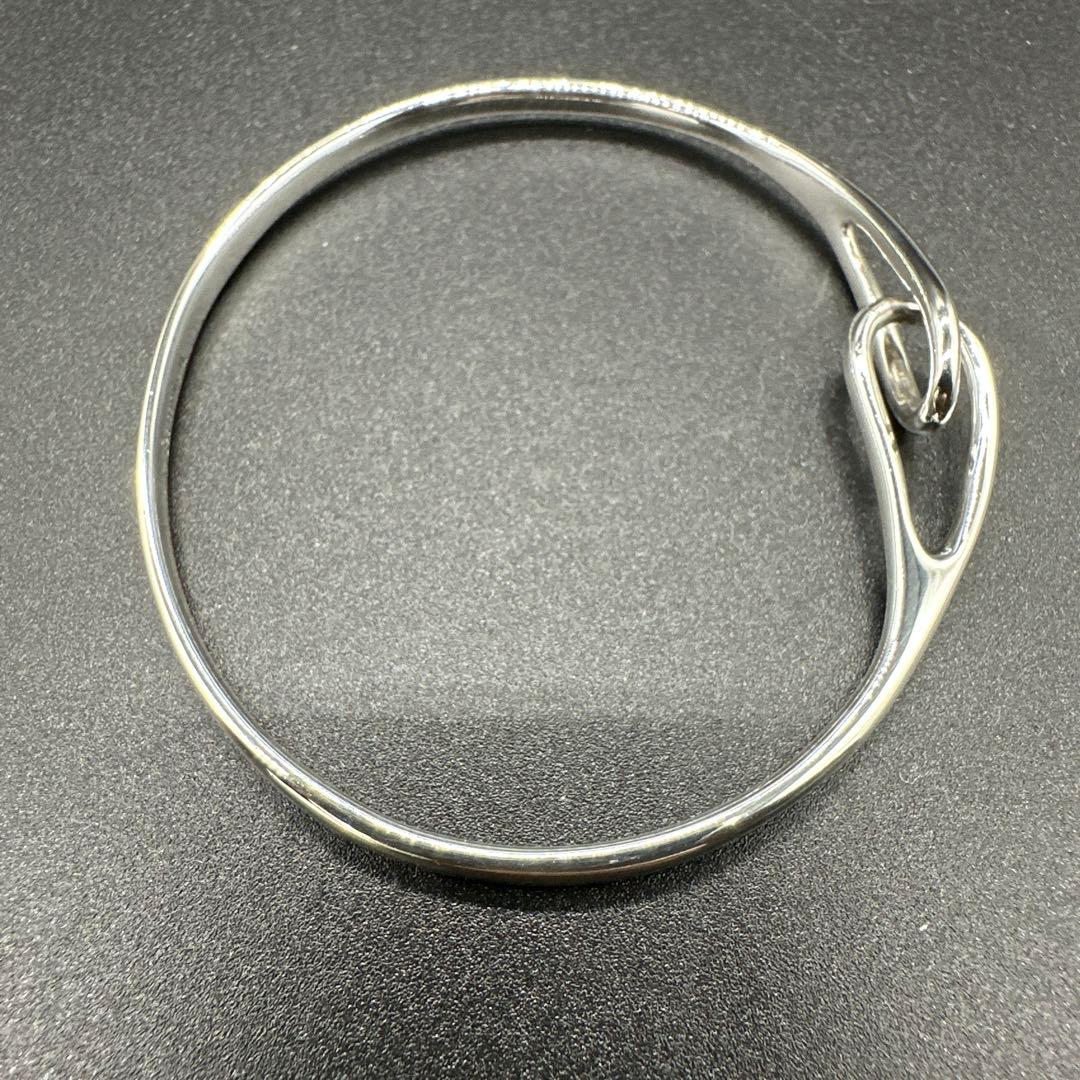 【美品】ティファニー ダブルループ ブレスレット バングル　シルバー 925