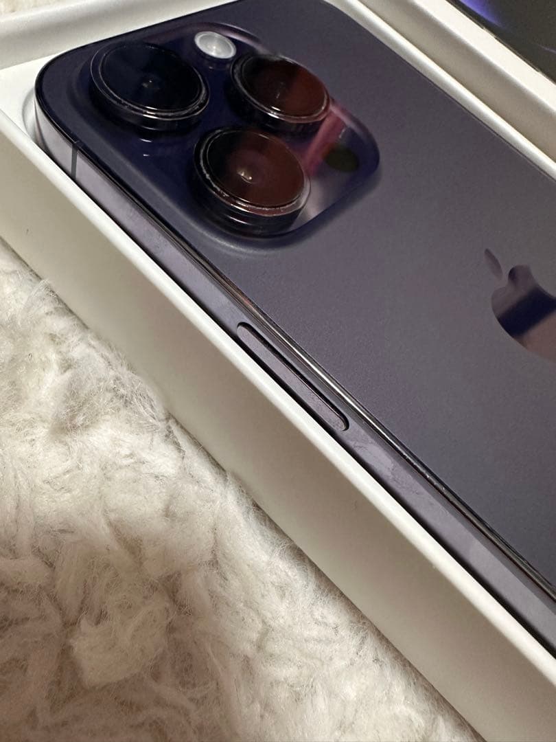 Apple iPhone 14 Pro ディープパープル 256GB 箱つき