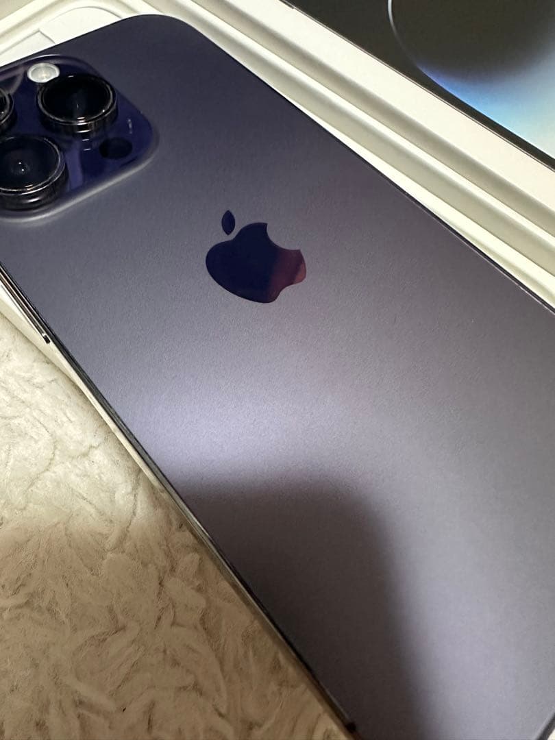 Apple iPhone 14 Pro ディープパープル 256GB 箱つき