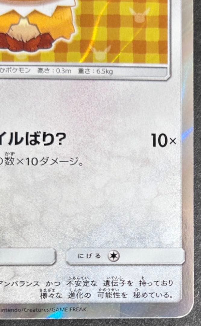 ポケモンカード　ポンチョを着たイーブイ138/SM-P