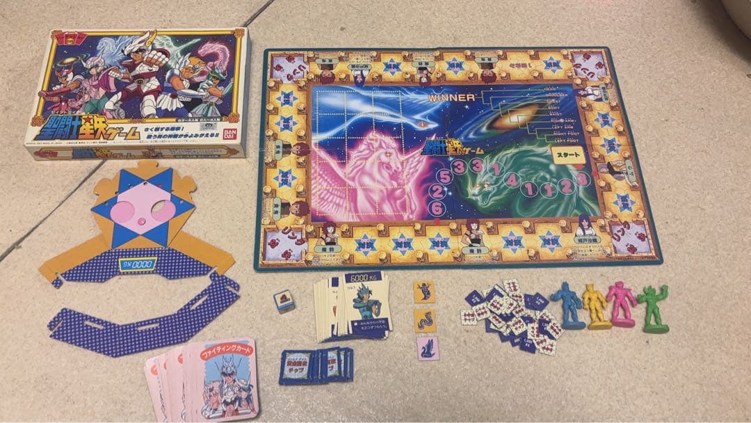 聖闘士星矢ゲーム　ボードゲーム　パーティジョイ68　バンダイ