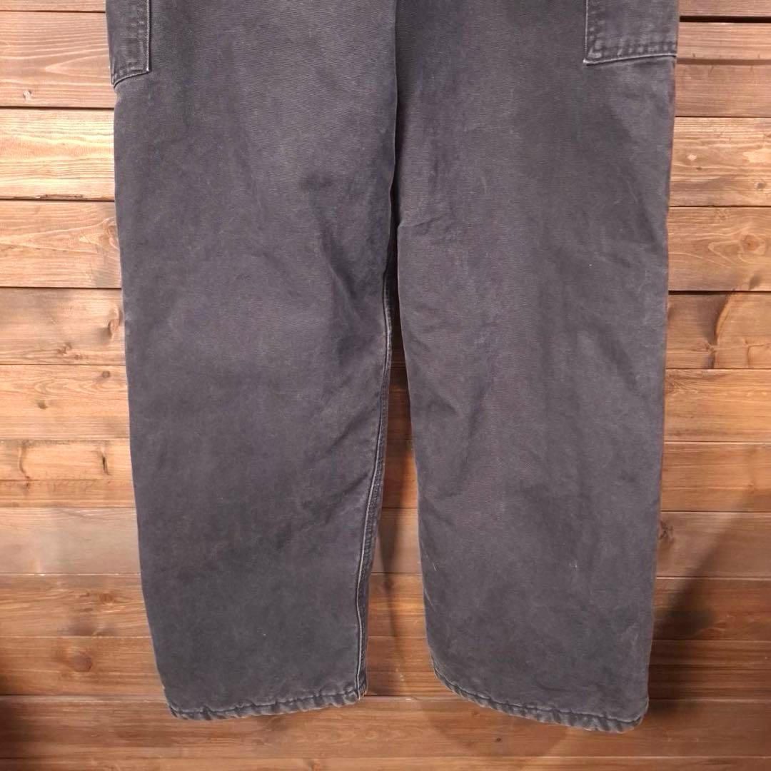 00s carhartt カーハート ダック地 ダブルニー オーバーオール 黒