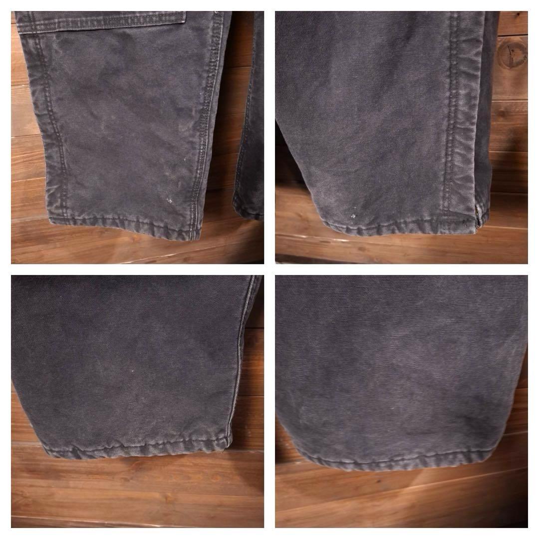 00s carhartt カーハート ダック地 ダブルニー オーバーオール 黒