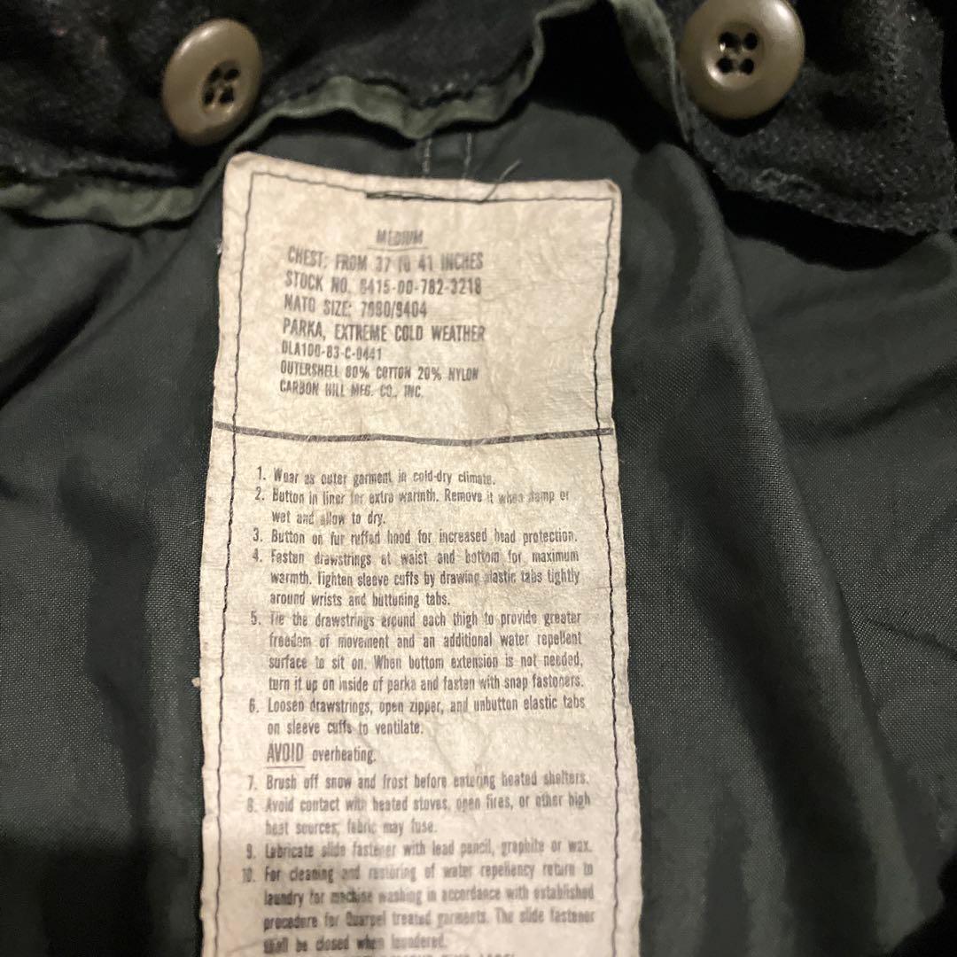 m-65 フィッシュテールパーカー　モッズパーカー　ライナー、フード付き