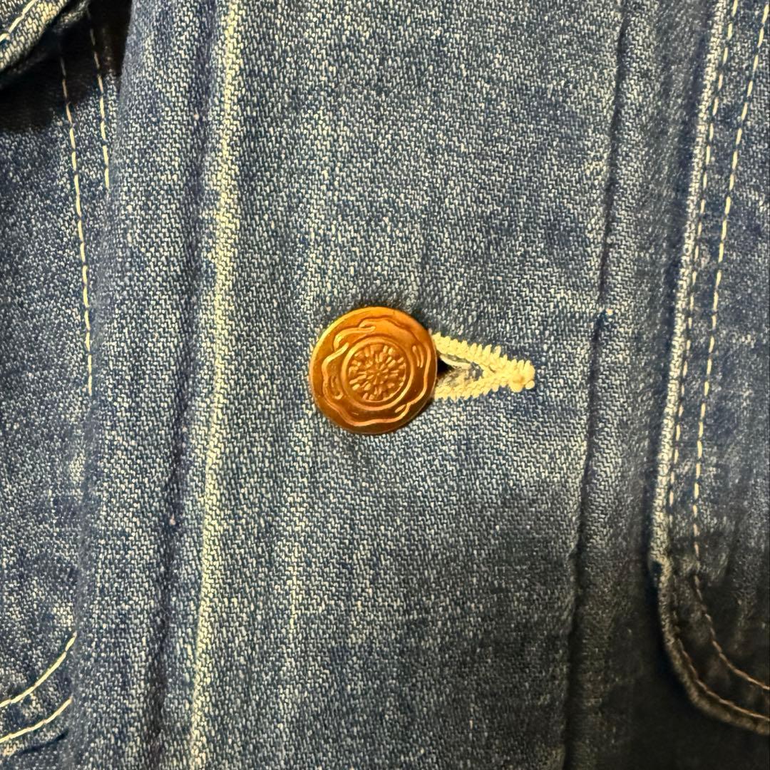 60〜70s Wrangler デニムカバーオール ブランケット付き サイズ36