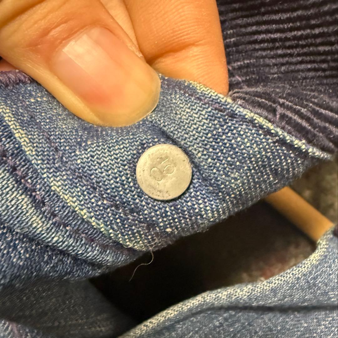 60〜70s Wrangler デニムカバーオール ブランケット付き サイズ36