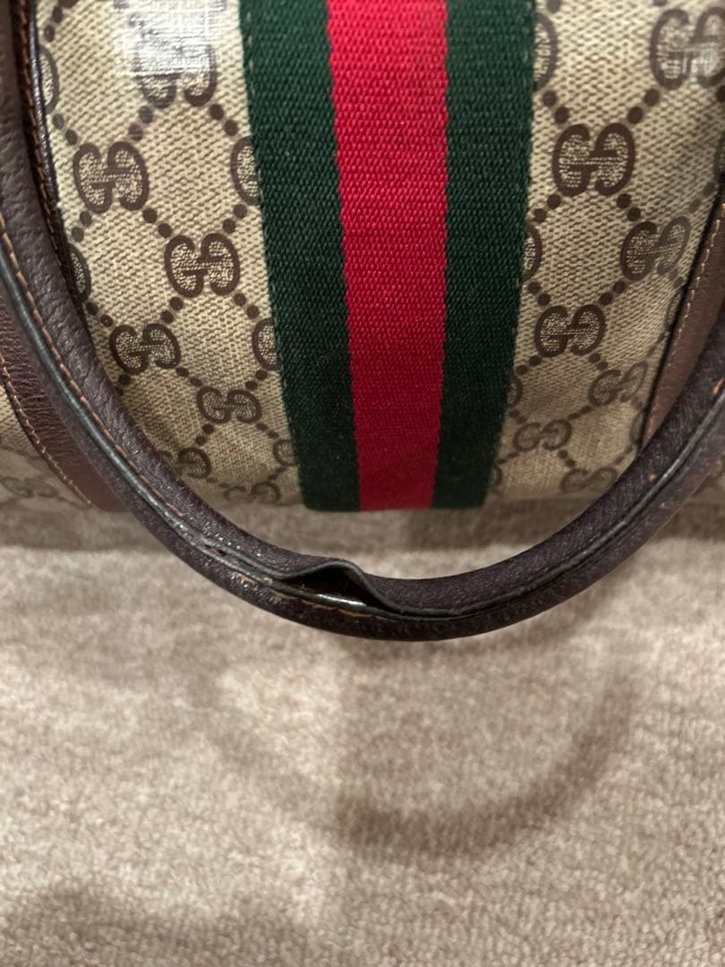 オールドグッチ GUCCI シェリーライン アクセコ ミニボストンバッグ