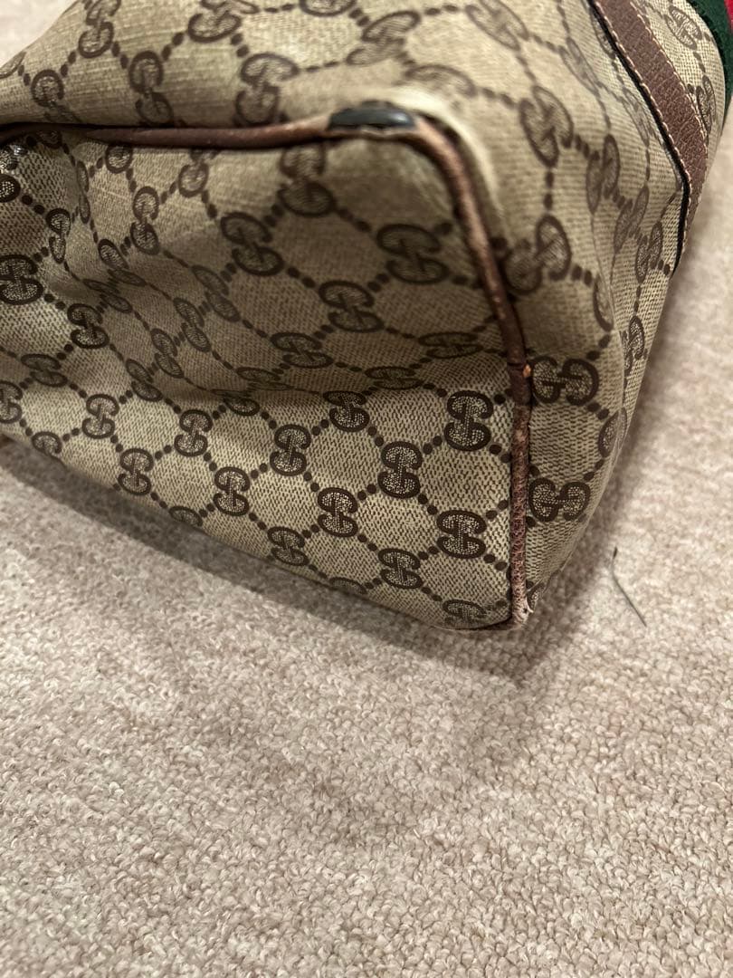 オールドグッチ GUCCI シェリーライン アクセコ ミニボストンバッグ
