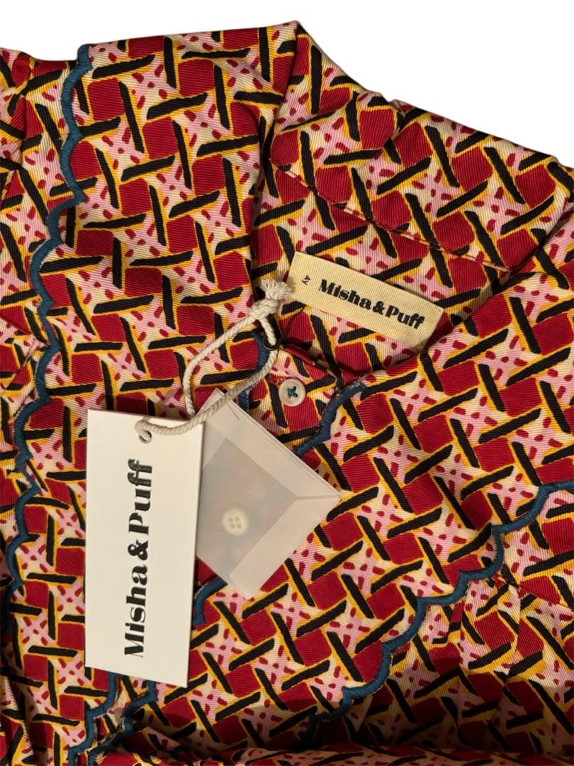 トップス Misha&Puff Miki Top Berry Lattice