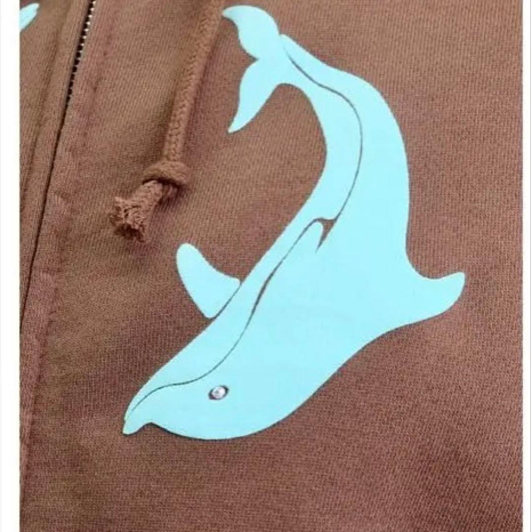 トップス Labyrins Two Dolphins Zip Hoodie shury