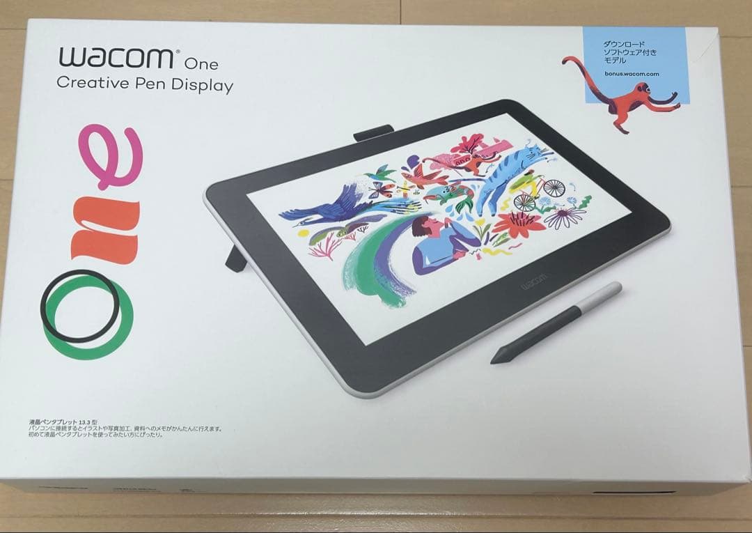 液晶タブレット　Wacom One Creative Pen Display