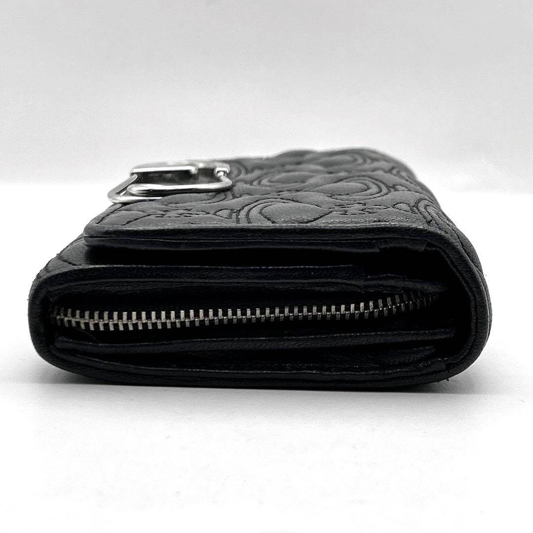 Vivienne Westwood 長財布 安全ピンク キルティング フラップ