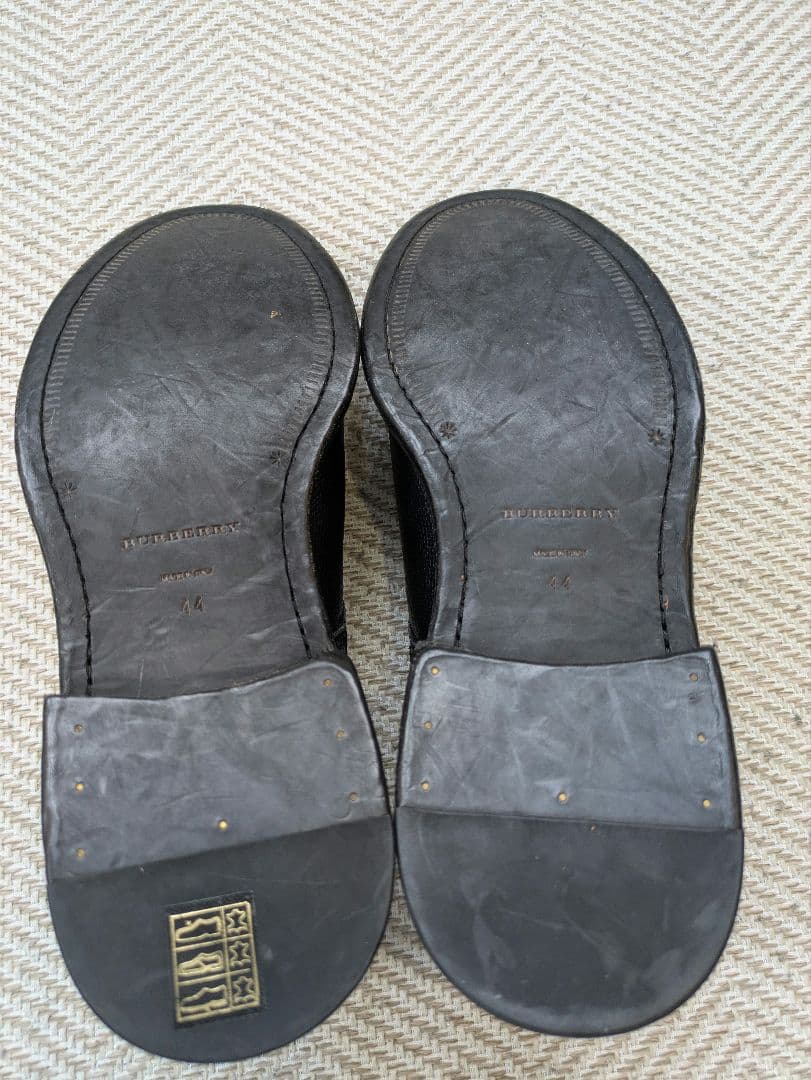 【レア】バーバリー　BURBERRY ビジネス　シューズ　革靴　ブラック　黒