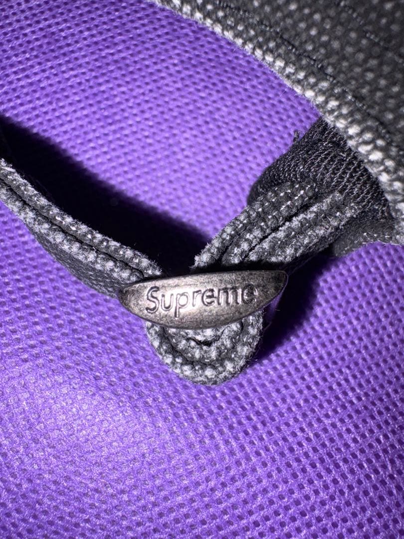 SUPREME ブラックキャップSロゴ