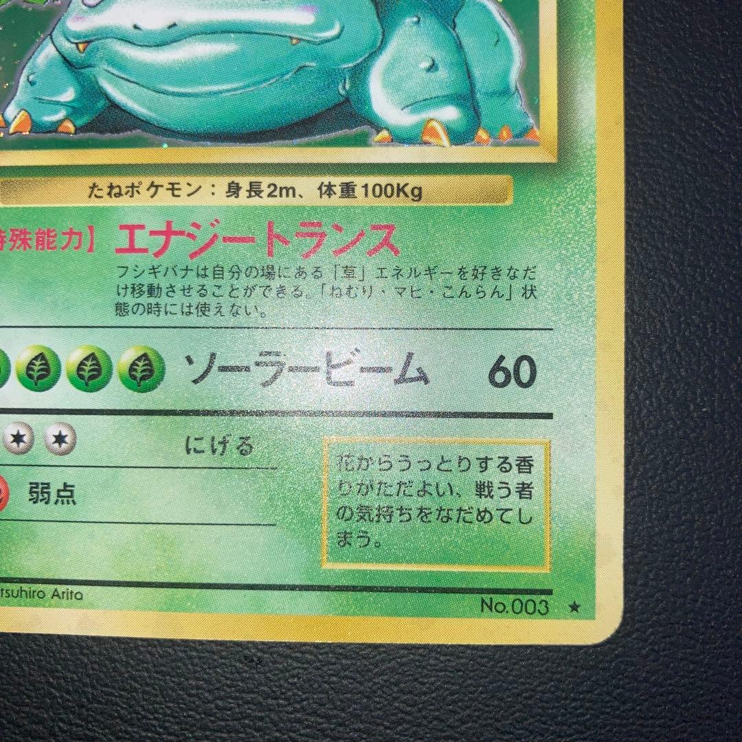 美品　フシギバナ　旧裏　キラ　ホロ