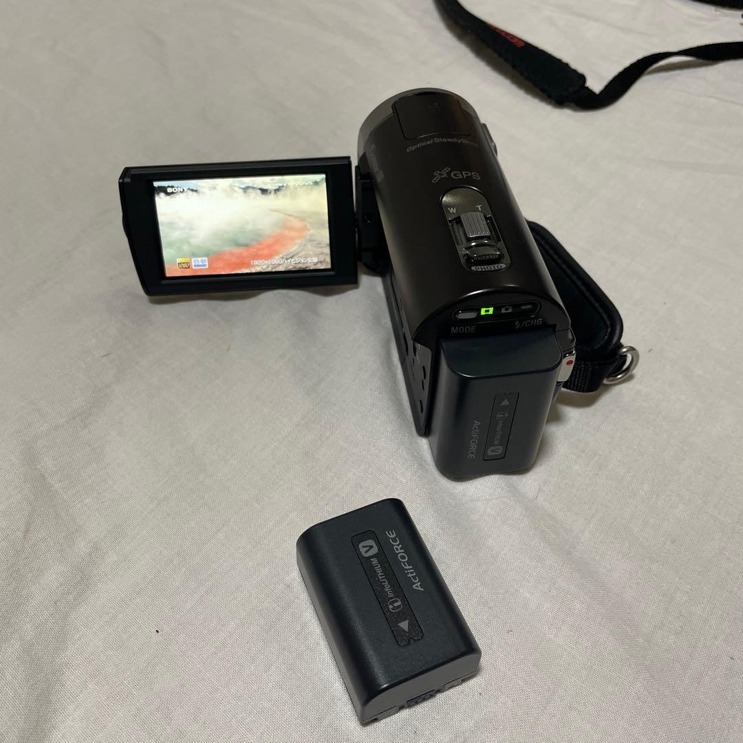 【バッテリー２個】SONY ソニー HDR-CX370V