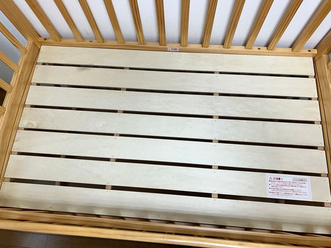 ベビーベッド（yamatoya）＋約10cmの極厚マットレス＋その他グッズセット