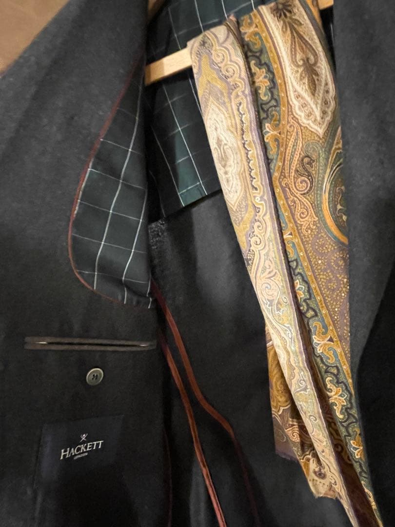 【極美品】Hackett Londonパフォーマンスフランネル　ジャケット